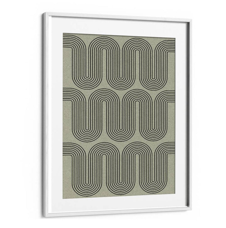 Stylish MODERN WAVES NO.II, GEOMETRIC ART PRINTS showcase vibrant lines, adding creativity to any space.