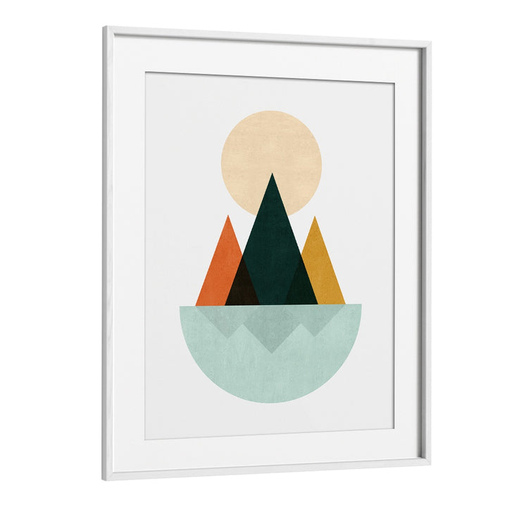 GEOMETRIC LANDSCAPE , ABSTRACT PAINTINGS , ABSTRACT ART PRINTS