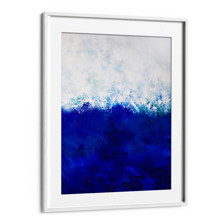 Elegant WHITE TABLE DRESS adorned with stunning ABSTRACT PAINTINGS, perfect for contemporary home decor.