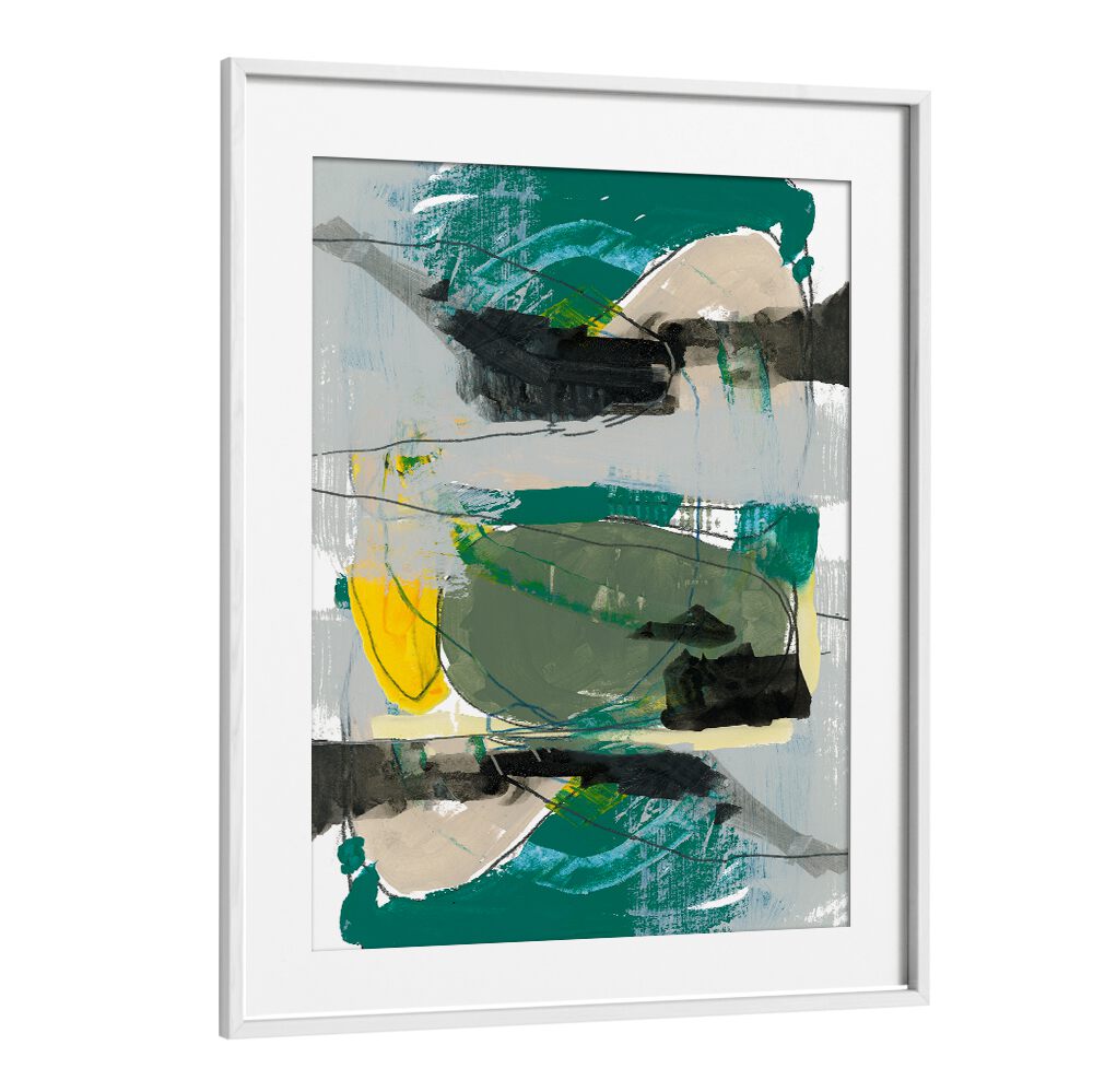 Contemporary Green I, Abstract Paintings featuring vibrant hues and intricate designs to enhance your space beautifully.