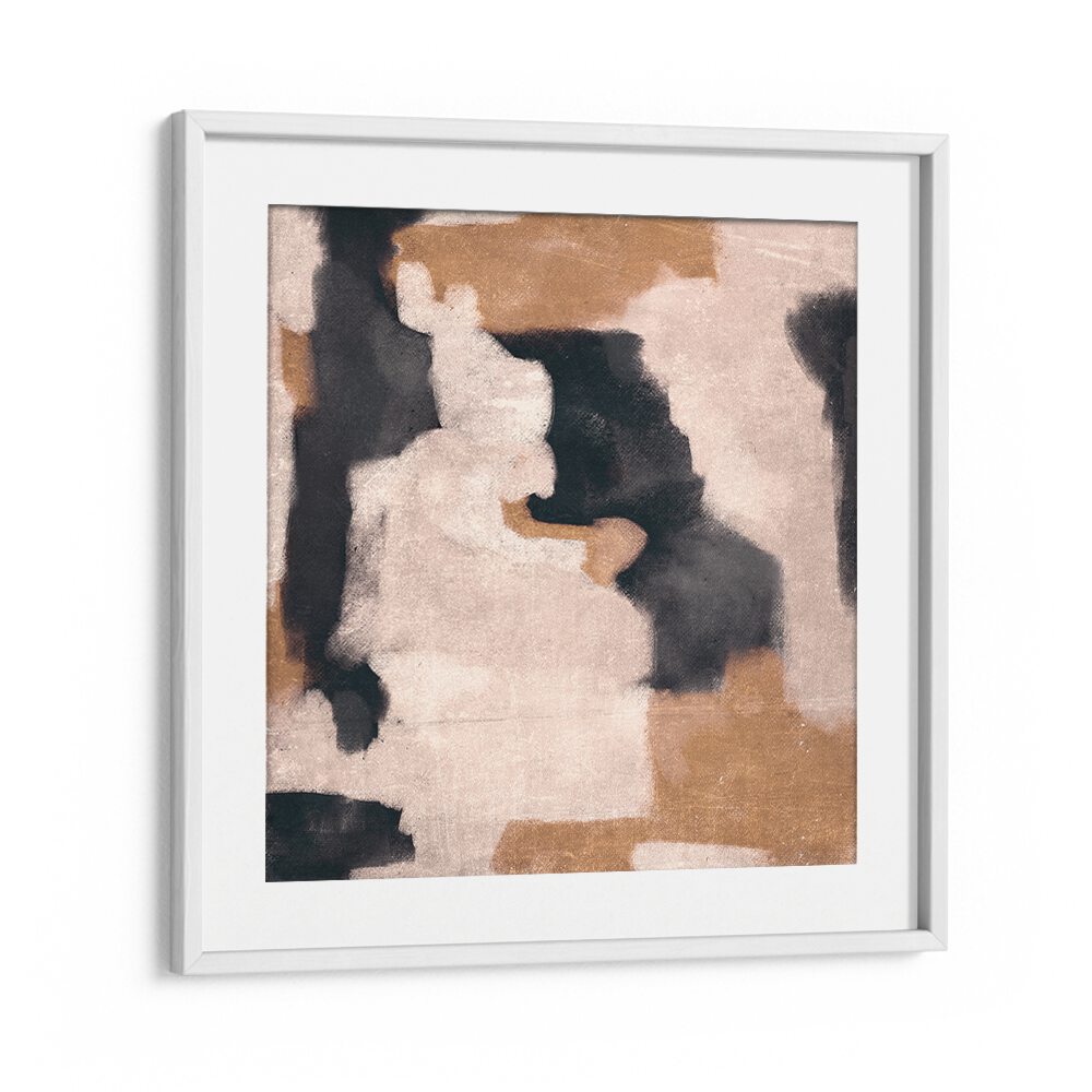 Stylish DYNAMIC BRUSHSTROKES II, ABSTRACT PAINTINGS in a chic frame, perfect for modern decor.