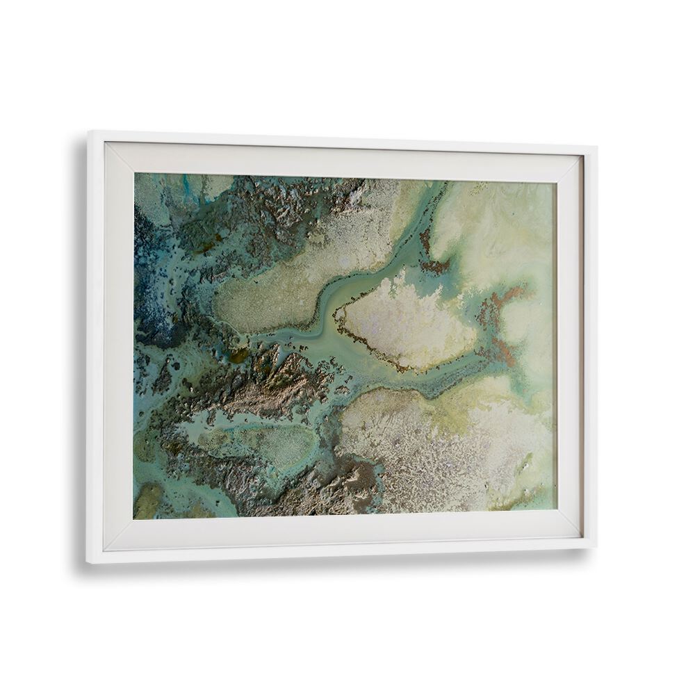 Stunning EVERGREEN, ABSTRACT PAINTINGS featuring mesmerizing colors to elevate your home decor beautifully.