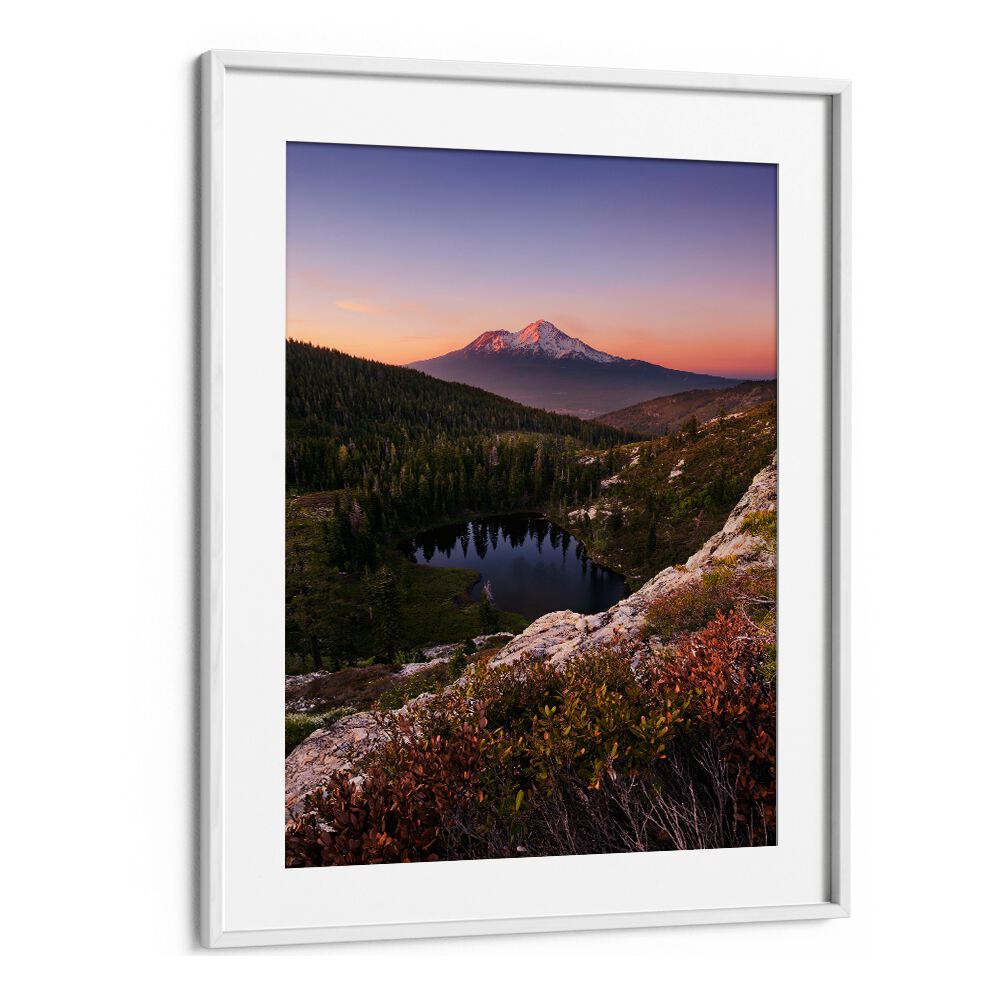 HEART LAKE VERTICAL BY STEFAN HEFELE , LANDSCAPE PHOTO PRINTS