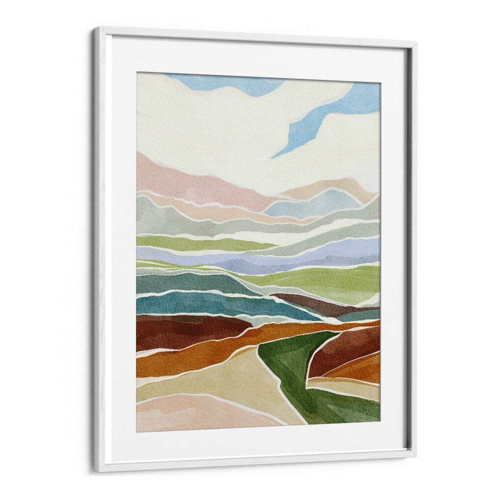 WARM AND COOL , LANDSCAPE PAINTINGS
