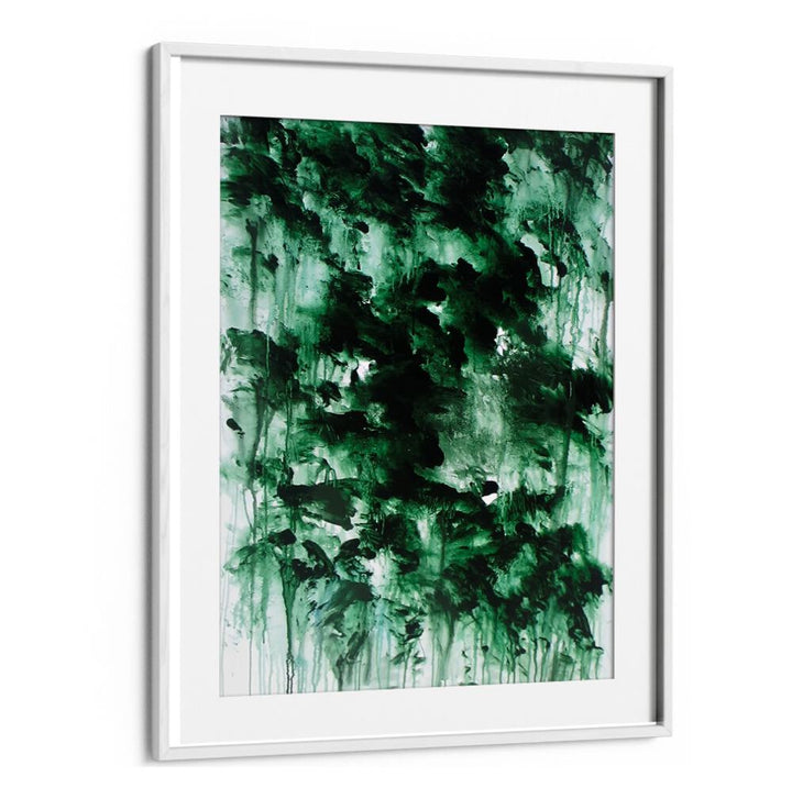 Stunning ABSTRACT DESIGN VIII, ABSTRACT PAINTINGS, featuring rich greens and textures to elevate your space.