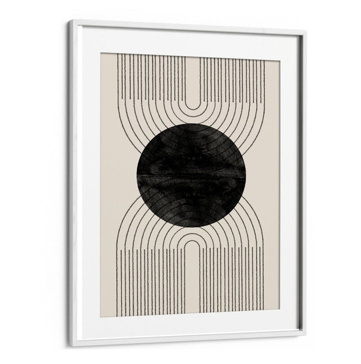 Stunning ARCH COMPOSITION NO IV., GEOMETRIC ART PRINTS, featuring abstract shapes and a captivating color blend.