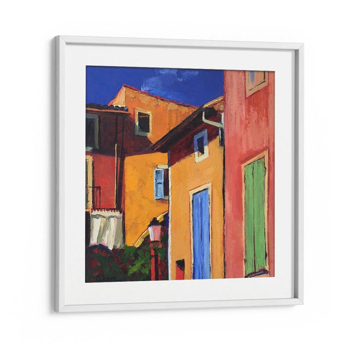 COLOURFUL HOUSES , LANDSCAPE PAINTINGS