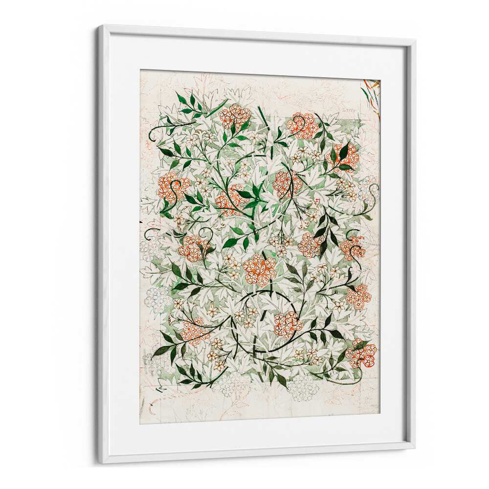 FAMOUS JASMINE PATTERN ARTWORK (1834-1896)  BY WILLIAM MORRIS, WILLIAM MORRIS PAINTINGS