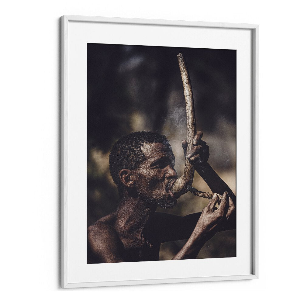 chre painting - SMOKING BUSHMAN by Asianmonk