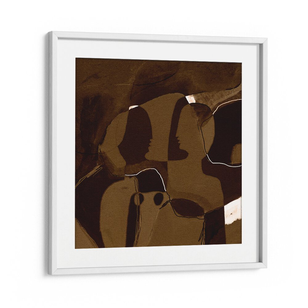Elegant BECOMING II, ABSTRACT PAINTINGS features captivating abstraction in rich colors, perfect for contemporary decor.