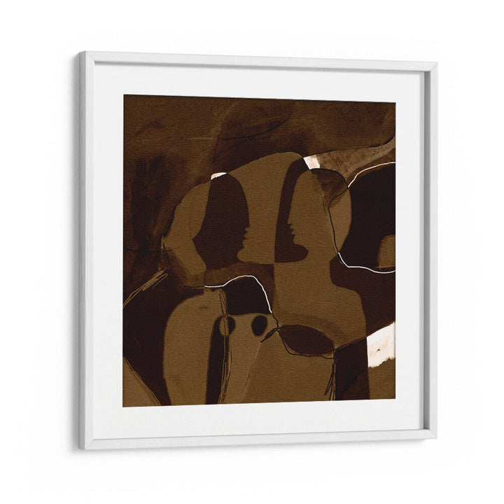 Elegant BECOMING II, ABSTRACT PAINTINGS features captivating abstraction in rich colors, perfect for contemporary decor.