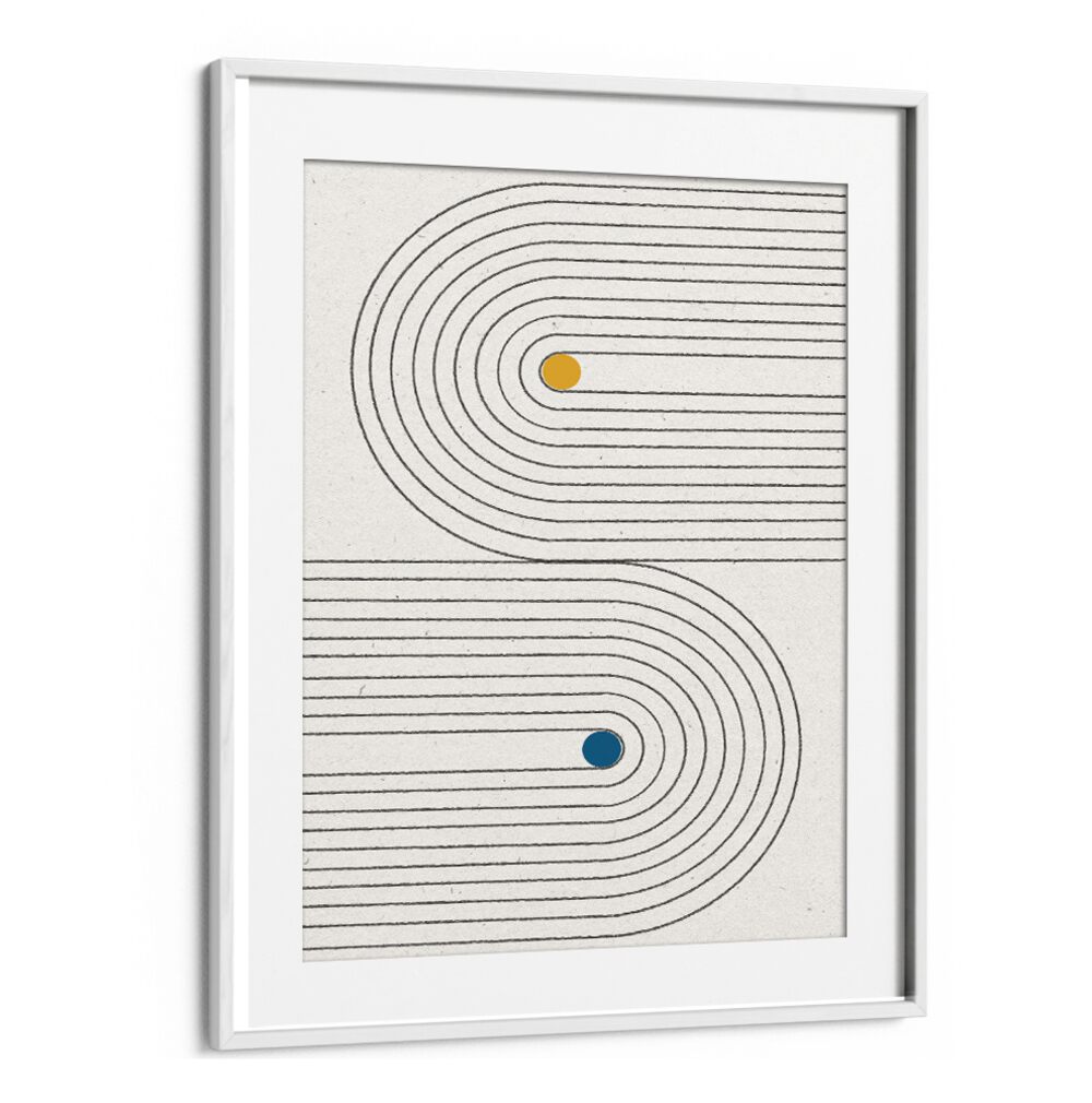 SIMPLE BLANCE DOTS , BOHO ART PAINTINGS