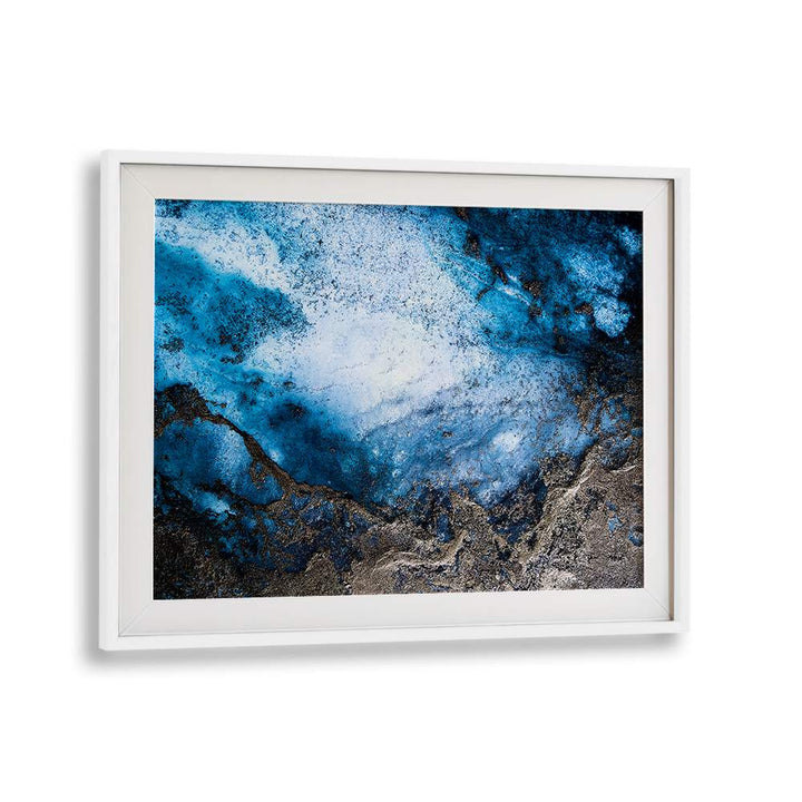 Stunning Oceanic Connecting Abstract Paintings featuring vibrant blues and earthy tones to enhance any space.