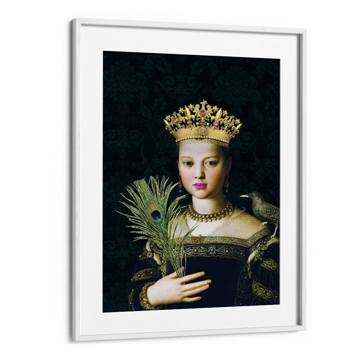 QUEEN CROWN , PORTRAITS & FIGURATIVE ILLUSTRATIONS