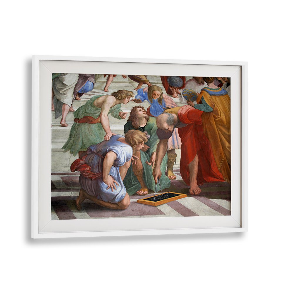 0 CHAMBRE DE RAPHAËL - ÉCOLE D'ATHÈNES - MUSÉES DU VATICAN BY RAPHAEL RAFFAELLO , VINTAGE PAINTINGS