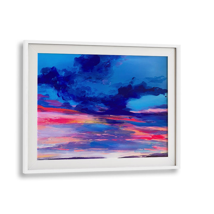 FLORIDA SUNSET IN BLUE , LANDSCAPE PAINTINGS