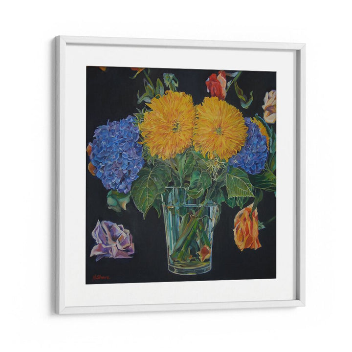 FLORAL BOUQUET , FLORAL FLOWER PAINTINGS