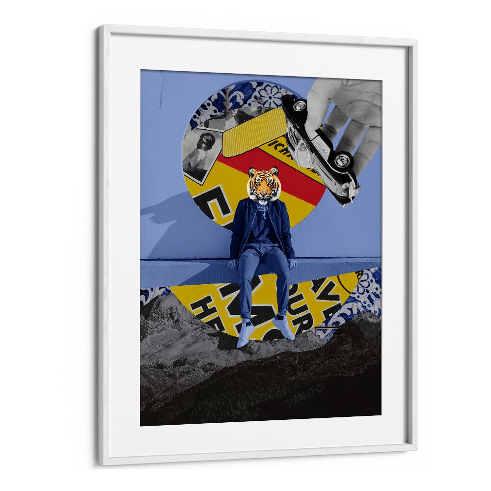 CITIZEN, SURREAL ART PRINTS featuring a striking blend of imagery and color, perfect for modern decor.