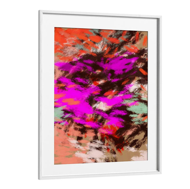 Vibrant colors blend in LAZY SUMMER DAYS V, ABSTRACT PAINTINGS, perfect for adding warmth to your space.
