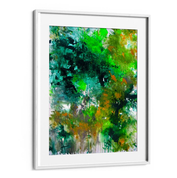 Vibrant Forest Abstract Paintings showcasing dynamic colors and shapes to transform your living space beautifully.