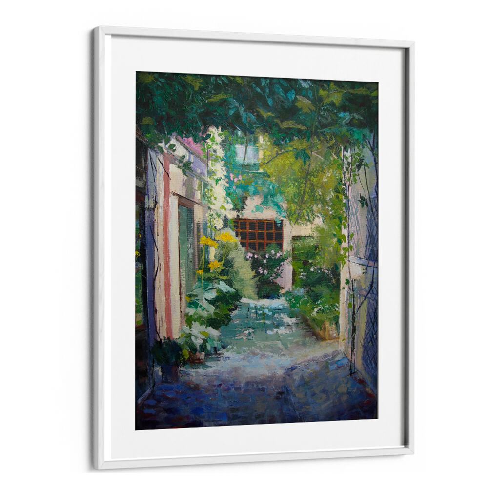 COURTYARD , LANDSCAPE PAINTINGS