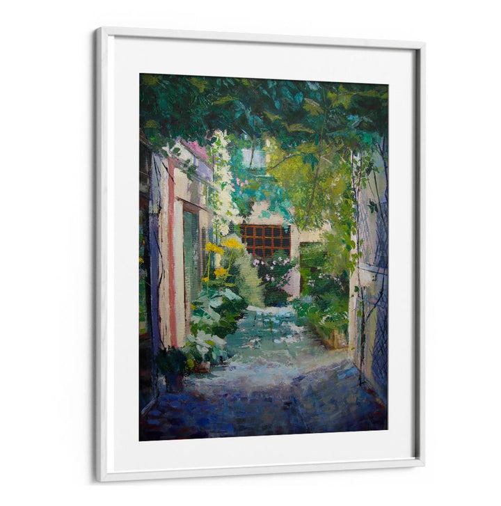 COURTYARD , LANDSCAPE PAINTINGS