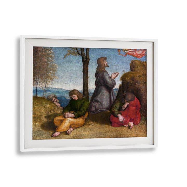 THE AGONY IN THE GARDEN (1504) BY RAPHAEL RAFFAELLO , VINTAGE PAINTINGS