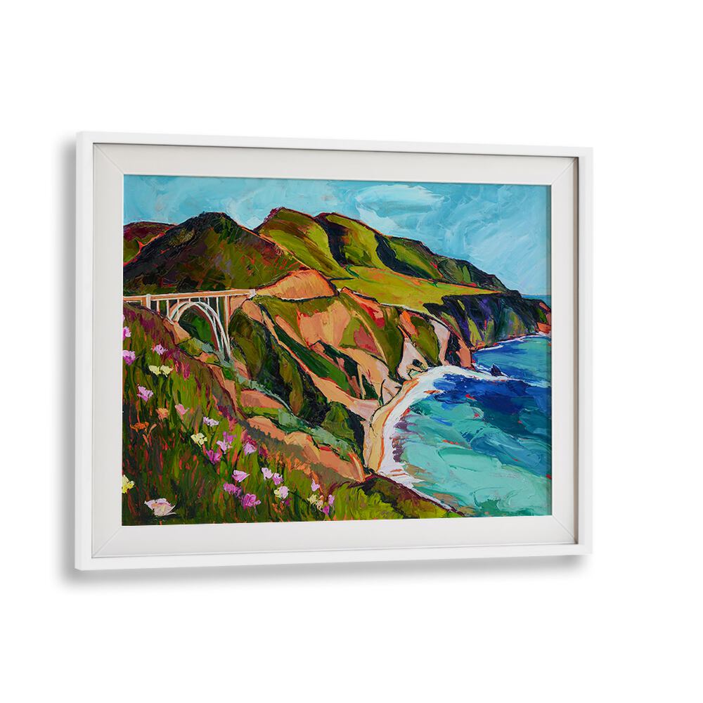 ROUTE ONE BRIDGE , LANDSCAPE PAINTINGS