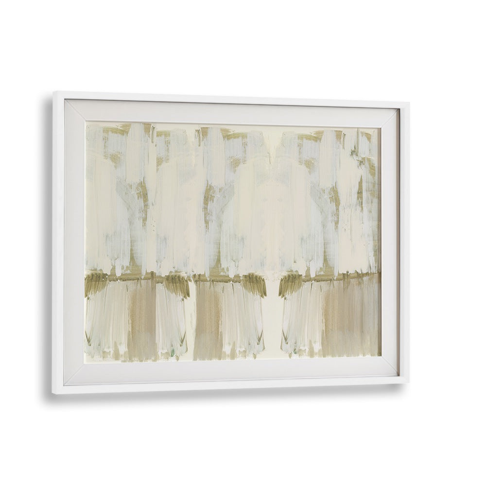 Stunning abstract painting, BLANCHED ALMONDS III, enhances any space with its captivating blend of colors and shapes.