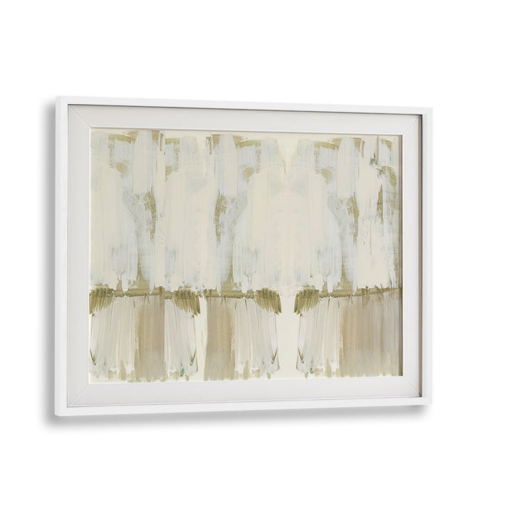 Stunning abstract painting, BLANCHED ALMONDS III, enhances any space with its captivating blend of colors and shapes.