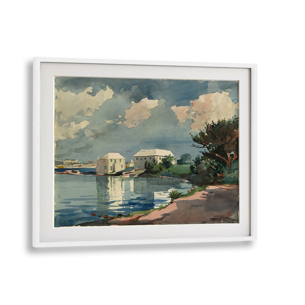 SALT KETTLE, BERMUDA (1899),  VINTAGE PAINTINGS