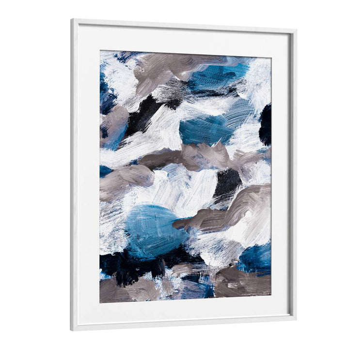 Dynamic ABSTRACT PAINTING VI showcases a vibrant blend of colors, enhancing modern aesthetics in any space.