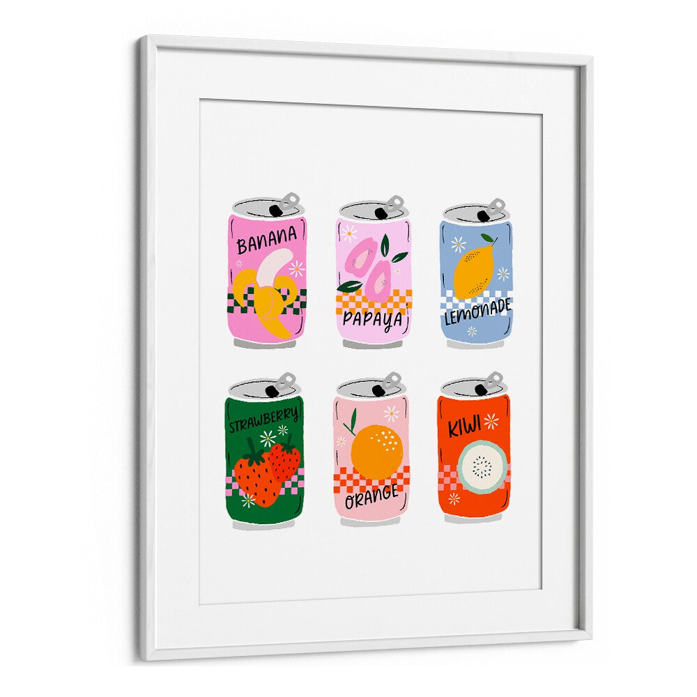 RETRO CANS BY DUCHESS PLUM , WALL ART PRINTS