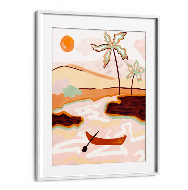 Bright landscape painting featuring Cotton Candy Skies, perfect for whimsical home décor. Ideal for art lovers.