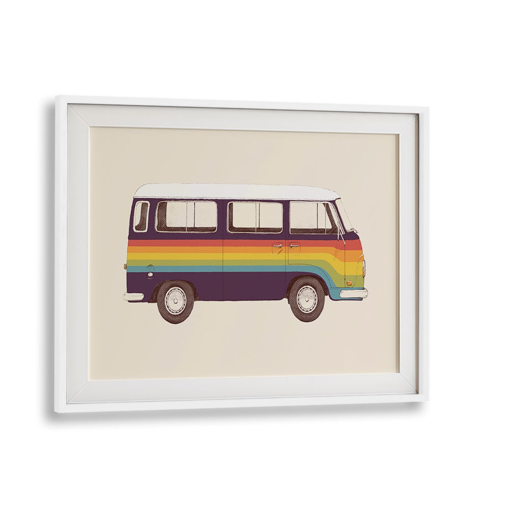 VAN RAINBOW BY FLORENT BODART, AUTOMOTIVE ART PRINTS