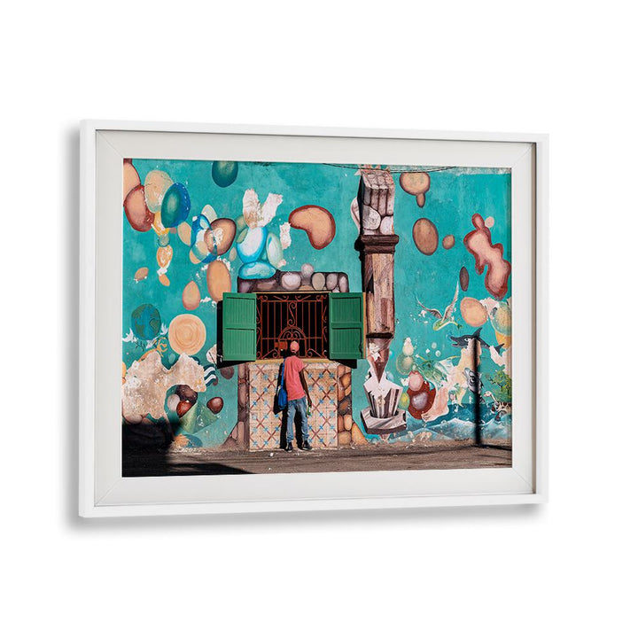 Vibrant street scene showcasing the essence of daily life in GETTING SOMETHING TO DRINK, PHOTOGRAPHY PRINTS.