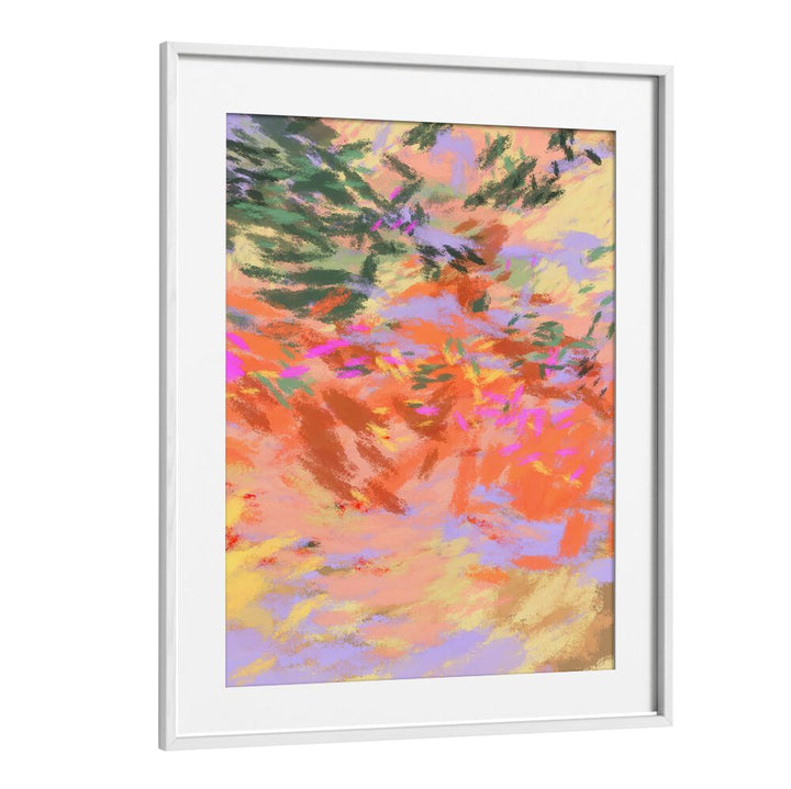 Vibrant colors capture relaxation in LAZY SUMMER DAYS VI, ABSTRACT PAINTINGS for a soothing home ambiance.