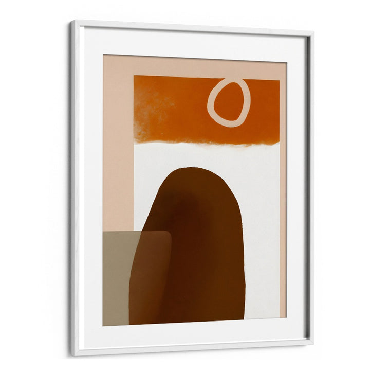 PETRA , ABSTRACT PAINTINGS featuring warm earthy tones and organic shapes to enhance modern living spaces with WhiteMount.