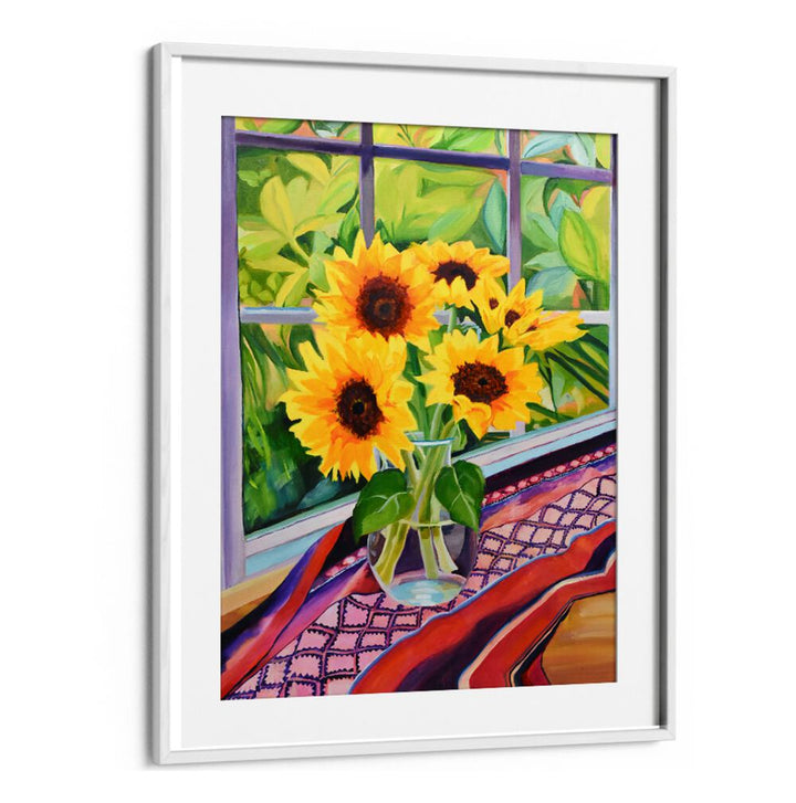 SUNFLOWERS , FLORAL FLOWER PAINTINGS
