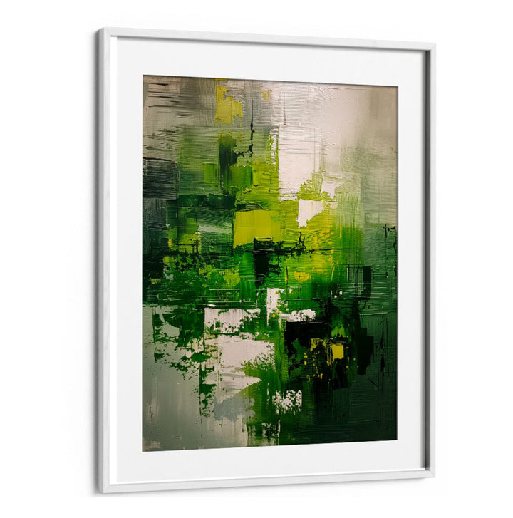 CONTEMPORART - MATCHA III , ABSTRACT PAINTINGS