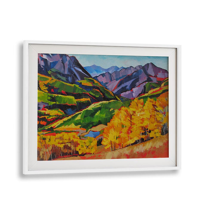 AUTUMN IN THE MOUNTAIN , LANDSCAPE PAINTINGS