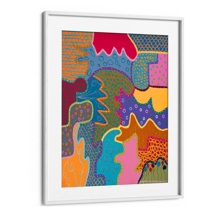 COLOUR WARMS THE SOUL , PATTERN ART PRINTS