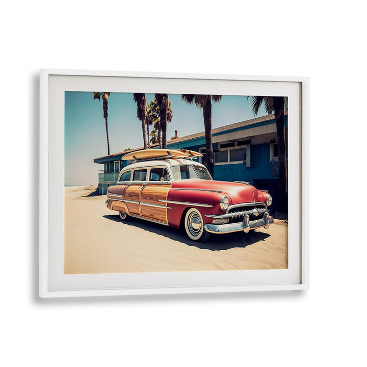 SURFING VINTAGE CAR , CAR POSTERS