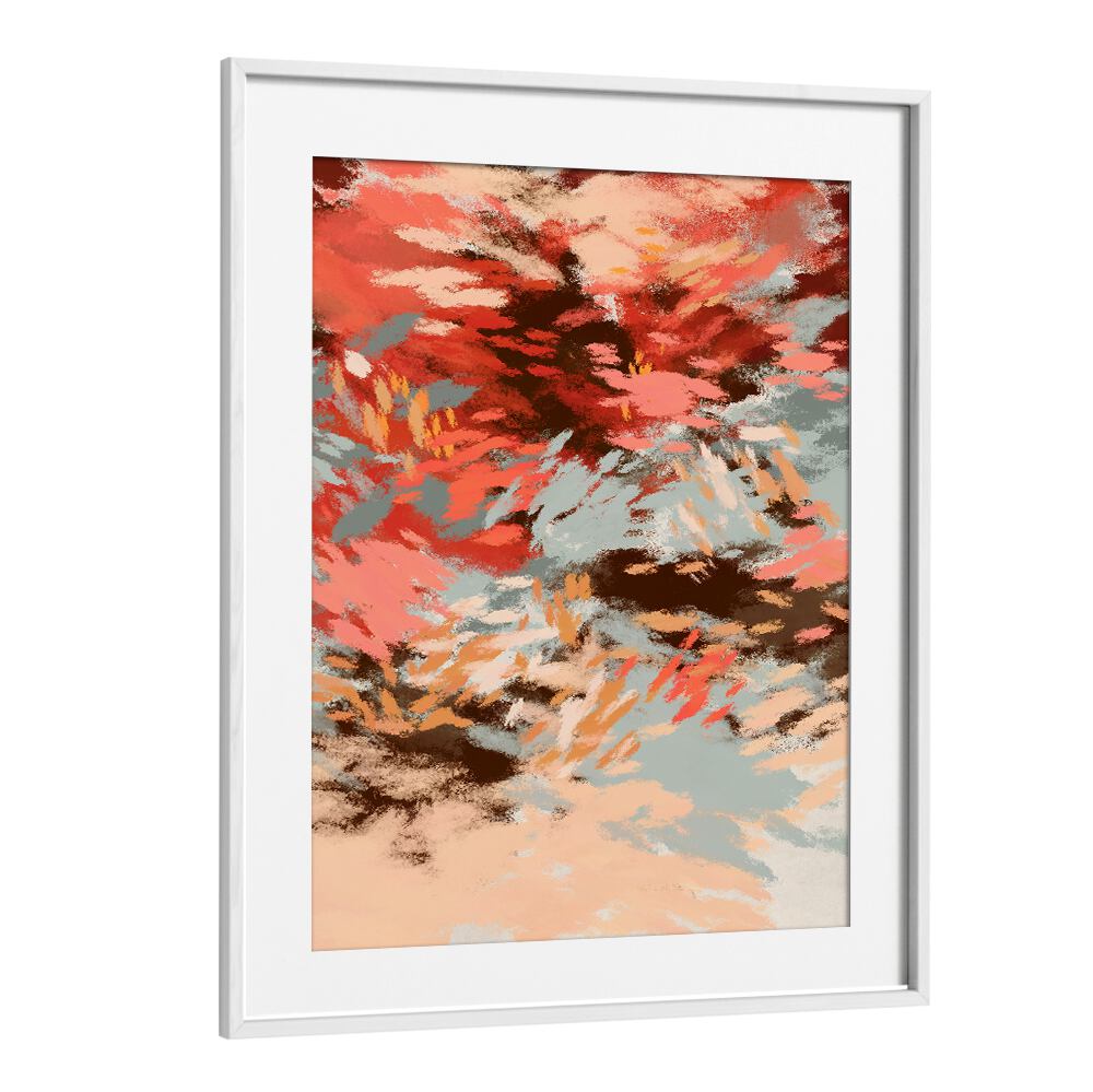 AUTUMN SHADOWS I, ABSTRACT PAINTINGS showcases warm, earthy tones, perfect for seasonal elegance in any space.