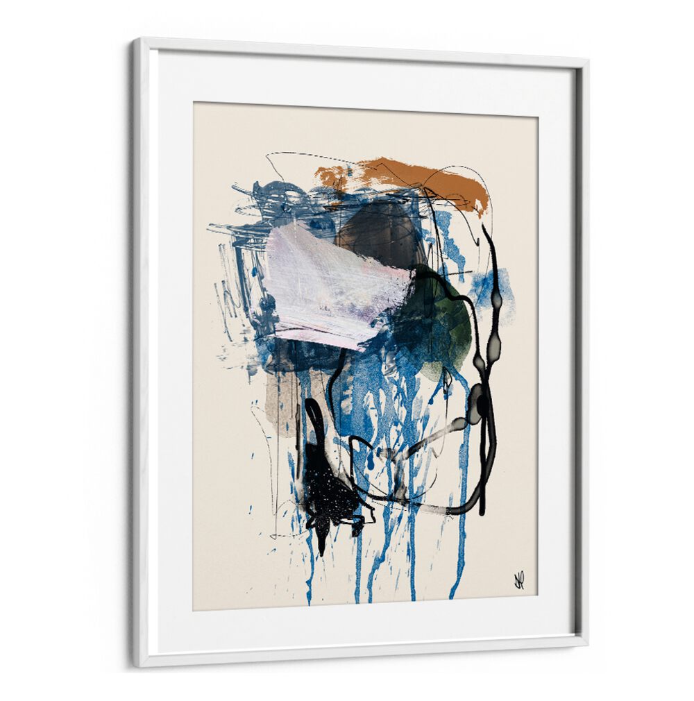 Stunning TWIN ABSTRACT I painting showcasing vibrant colors and shapes, perfect for enhancing your decor with abstract art.