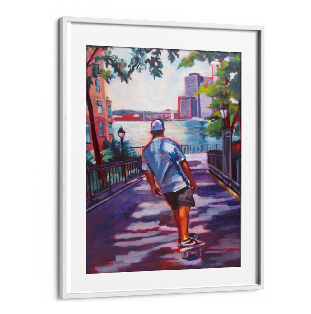 FLYING TOWARD WALL STREET , PORTRAITS & FIGURATIVE ILLUSTRATIONS
