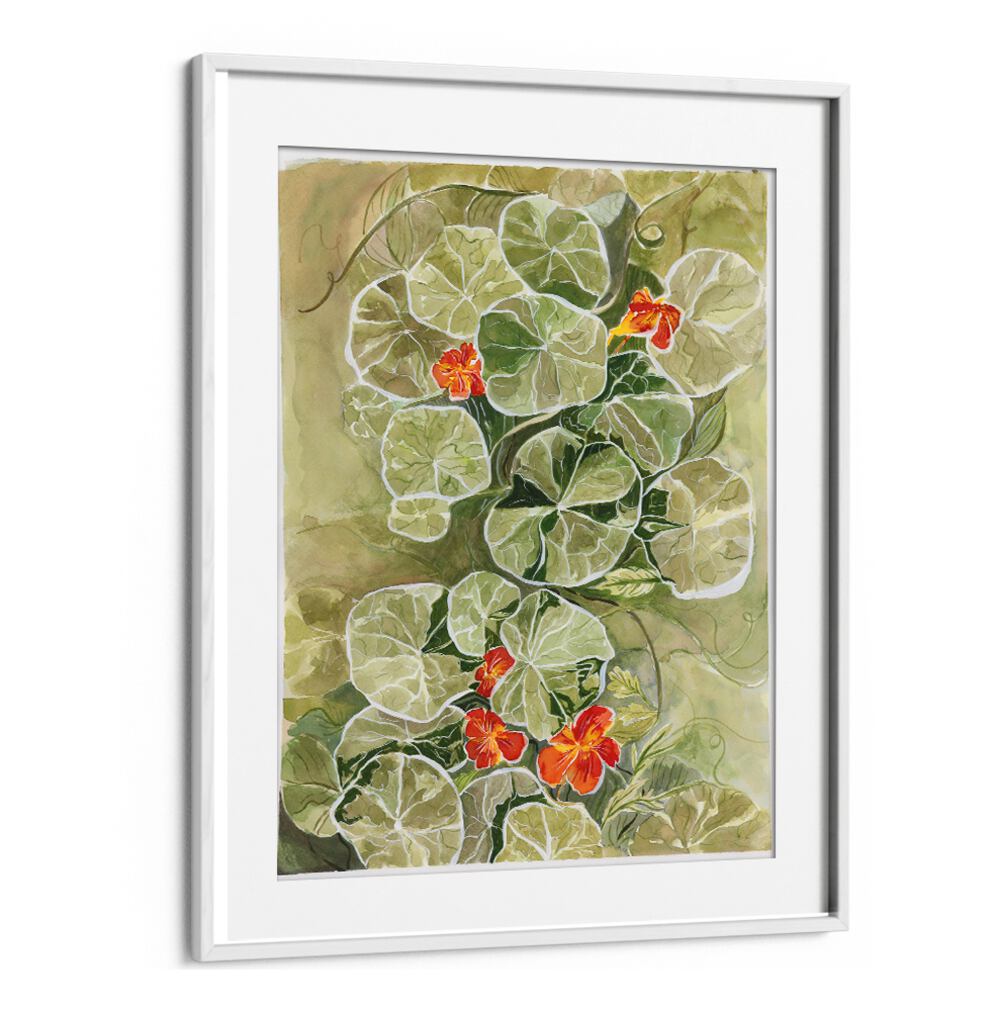Vibrant NASTURTIUM TAPESTRY enhances your space with intricate designs and lively colors, perfect for any room.