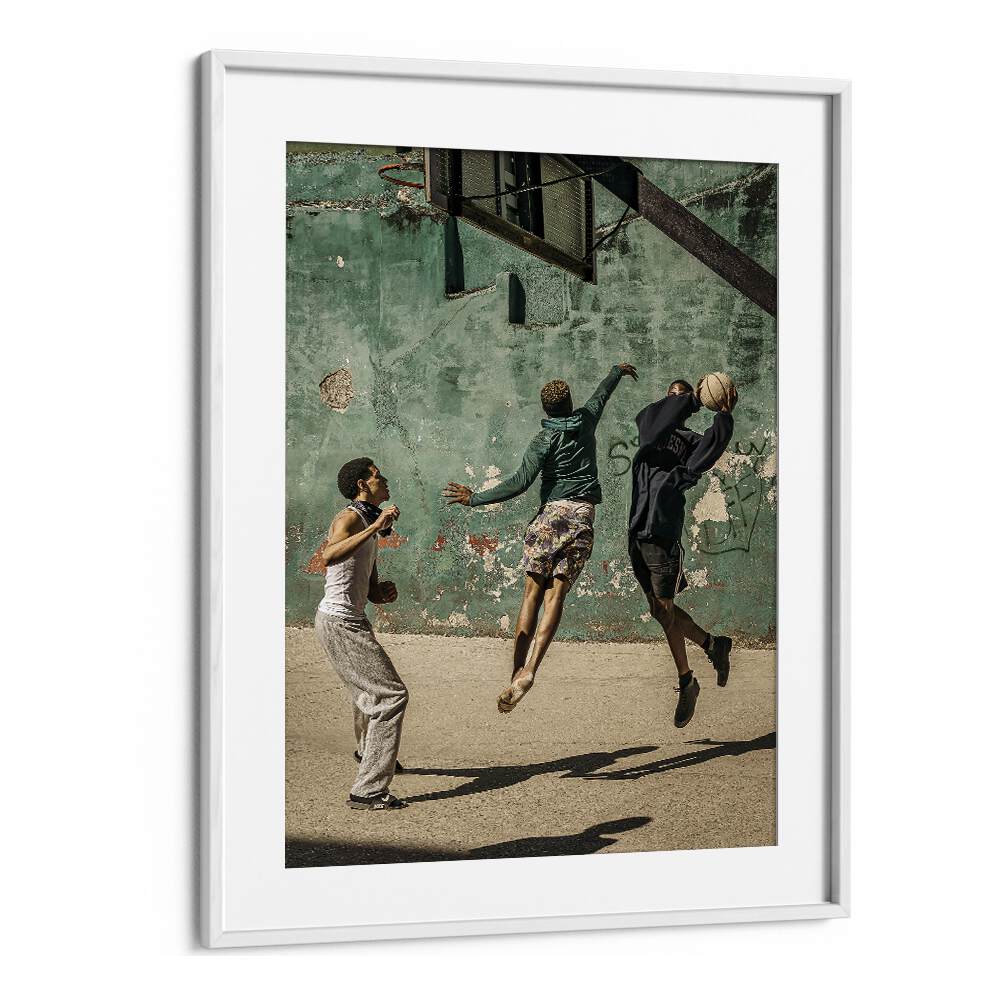 Christian Meermann painting - PLAYING BASKETBALL IV by Asianmonk