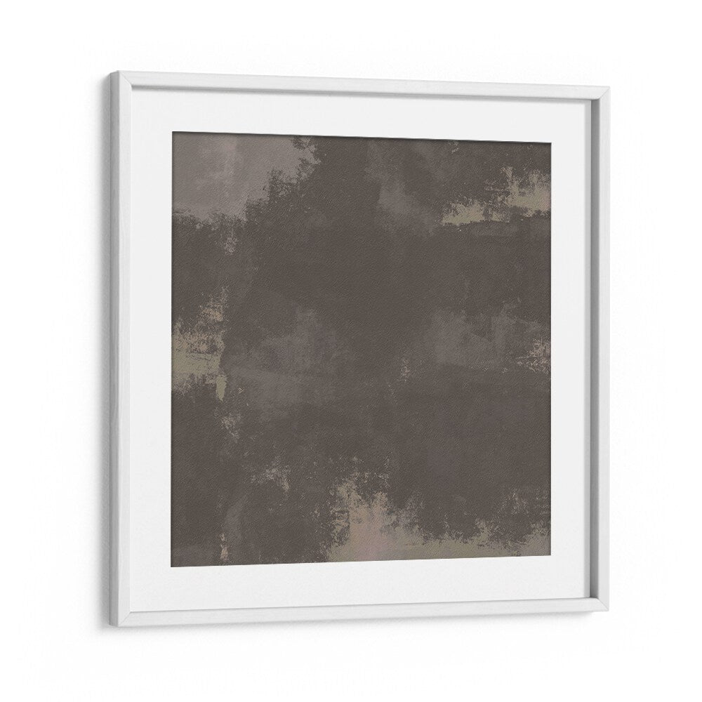 SABATO, ABSTRACT PAINTINGS in a sleek white frame, perfect for enhancing any space with elegance and style.