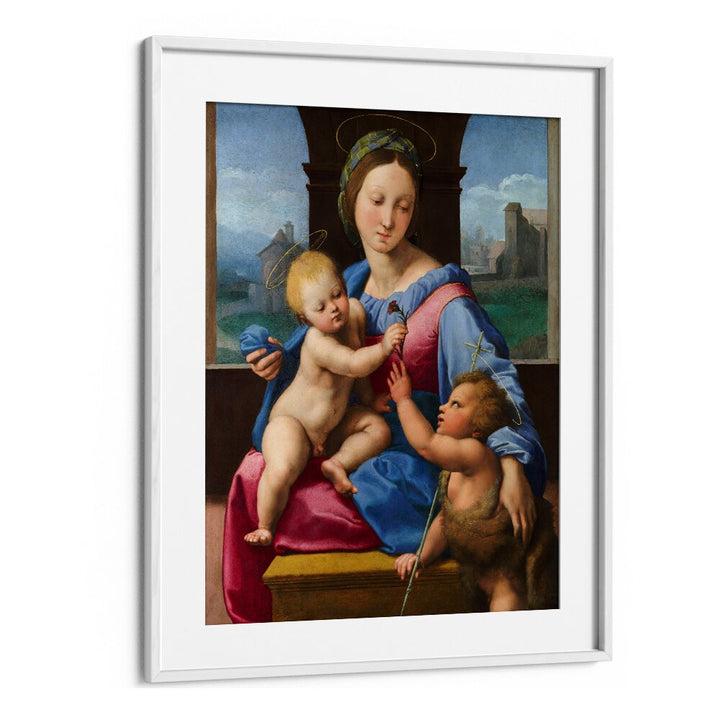 THE GARVAGH MADONNA (1509–1510) BY RAPHAEL RAFFAELLO , VINTAGE PAINTINGS